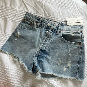 Zara denim shorts